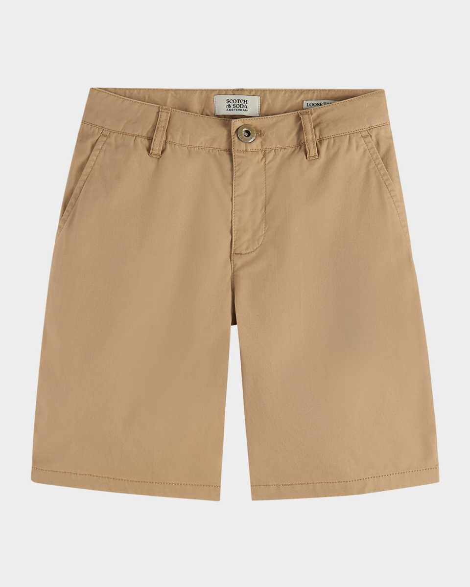 Boy's Cotton Chino Shorts, Size 6-12